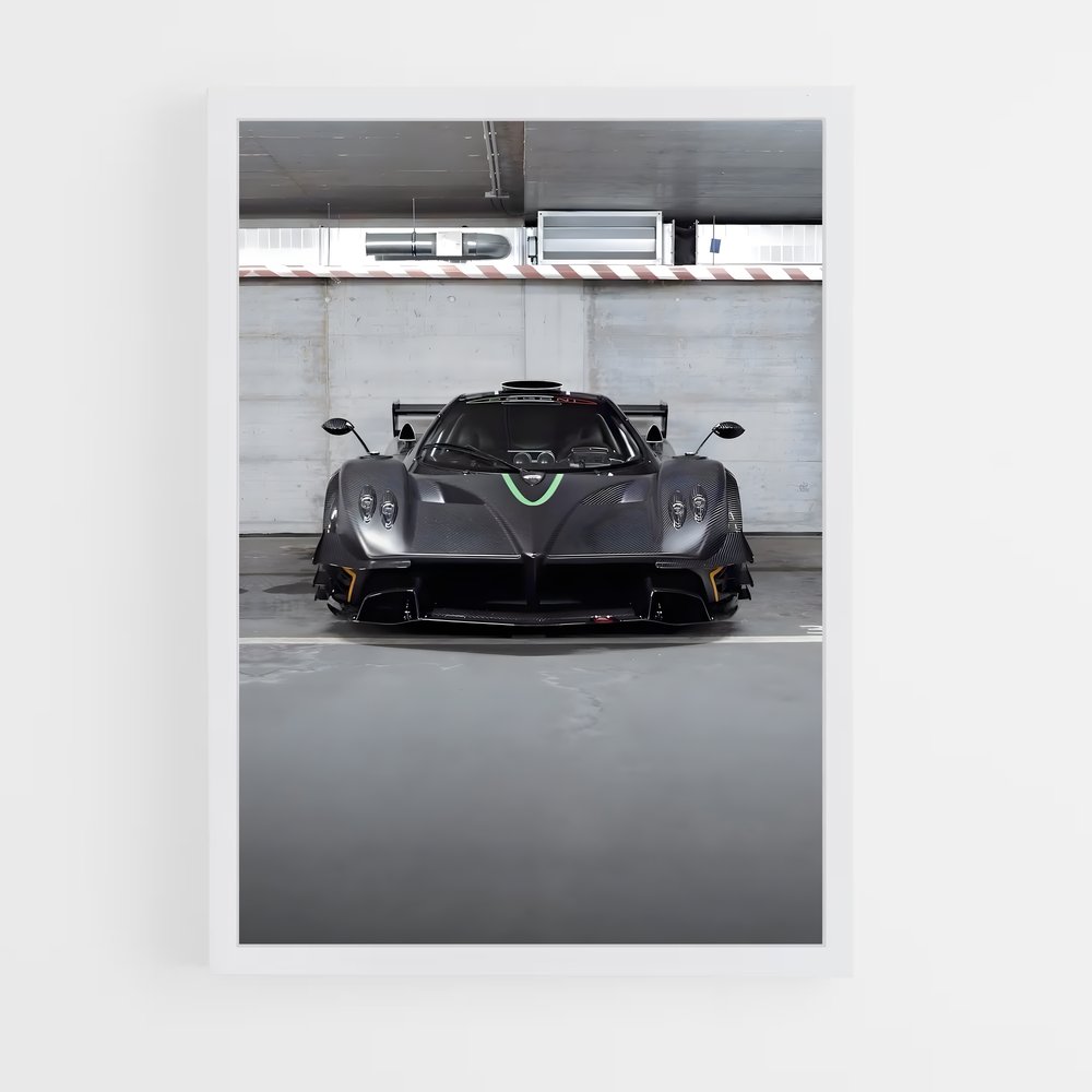 Poster Zonda r impressionnant – affiche Pagani (vue 3)